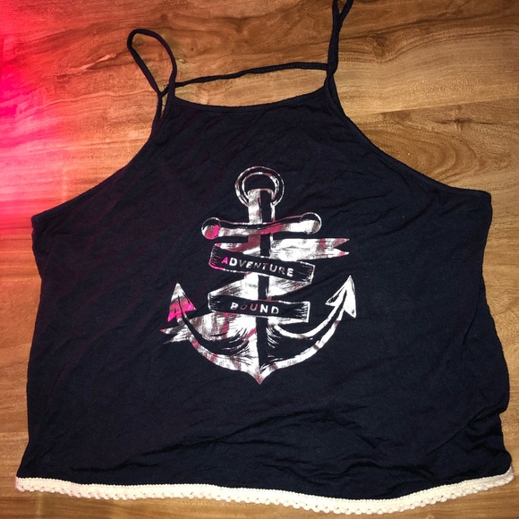 Anchor print casual wear shirt - Picture 1 of 8